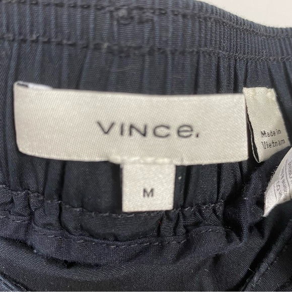 Vince wide leg cotton pull on pant Sz M - Picture 3 of 8